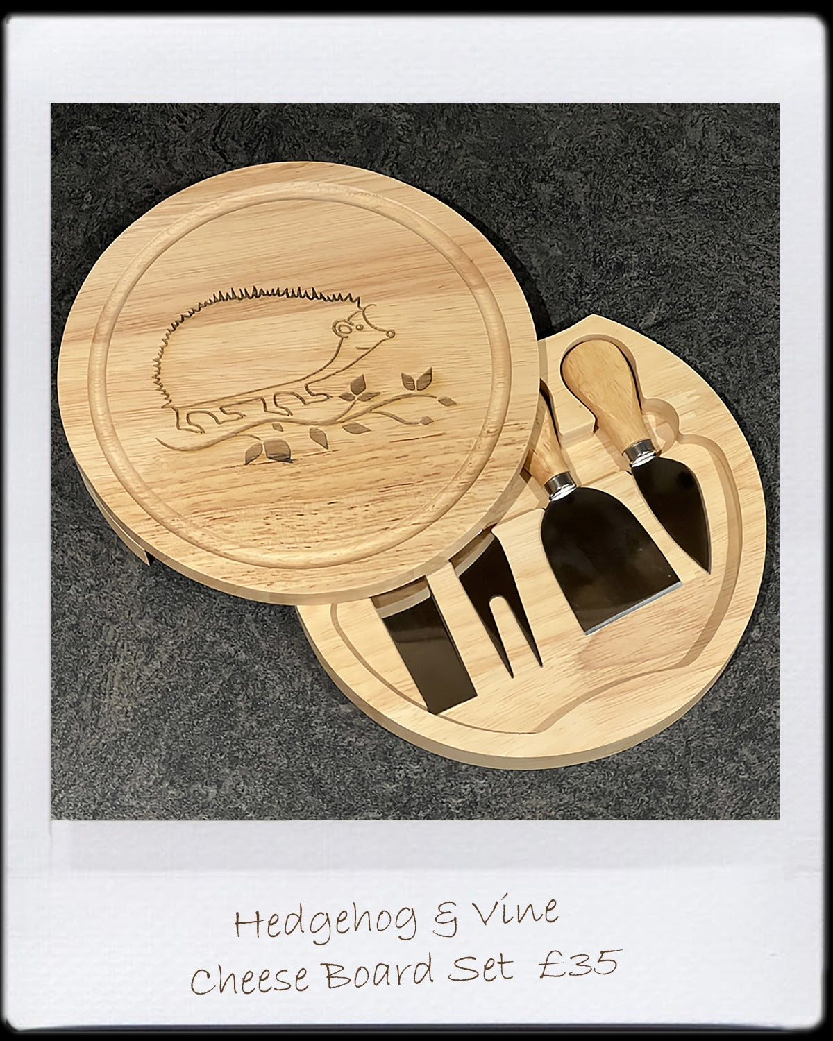 Hedgehog & Vine Cheese Board Set